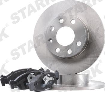 Stark SKBK-1090154 - Комплект гальм, дисковий гальмівний механізм autocars.com.ua