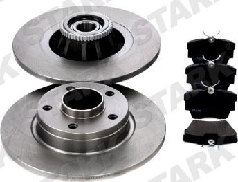 Stark SKBK-1090173 - Комплект гальм, дисковий гальмівний механізм autocars.com.ua