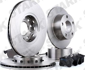 Stark SKBK-1090175 - Комплект гальм, дисковий гальмівний механізм autocars.com.ua