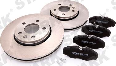 Stark SKBK-1090206 - Комплект гальм, дисковий гальмівний механізм autocars.com.ua