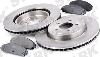 Stark SKBK-1090231 - Комплект гальм, дисковий гальмівний механізм autocars.com.ua
