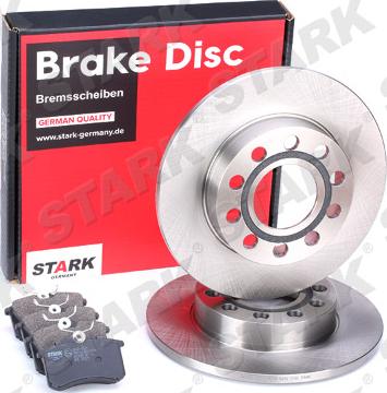 Stark SKBK-1090243 - Комплект гальм, дисковий гальмівний механізм autocars.com.ua