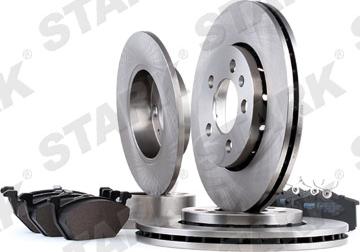 Stark SKBK-1090251 - Комплект гальм, дисковий гальмівний механізм autocars.com.ua