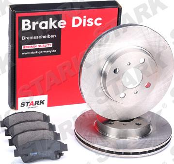 Stark SKBK-1090261 - Комплект гальм, дисковий гальмівний механізм autocars.com.ua