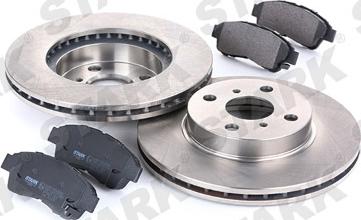 Stark SKBK-1090261 - Комплект гальм, дисковий гальмівний механізм autocars.com.ua