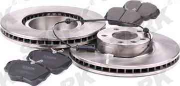 Stark SKBK-1090339 - Комплект гальм, дисковий гальмівний механізм autocars.com.ua