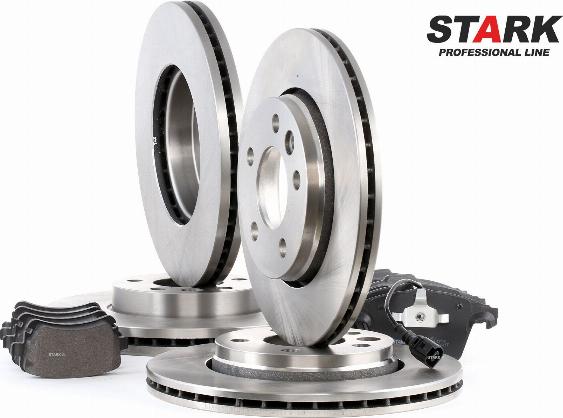 Stark SKBK-1090346 - Комплект гальм, дисковий гальмівний механізм autocars.com.ua