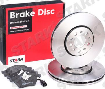 Stark SKBK-1090351 - Комплект гальм, дисковий гальмівний механізм autocars.com.ua