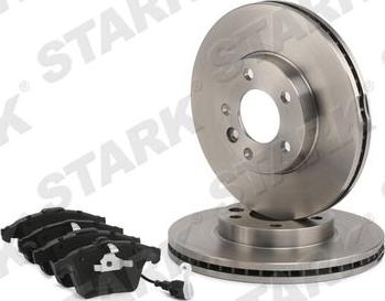 Stark SKBK-1090384 - Комплект гальм, дисковий гальмівний механізм autocars.com.ua
