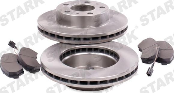 Stark SKBK-10990444 - Комплект гальм, дисковий гальмівний механізм autocars.com.ua