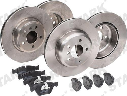 Stark SKBK-10990502 - Комплект гальм, дисковий гальмівний механізм autocars.com.ua