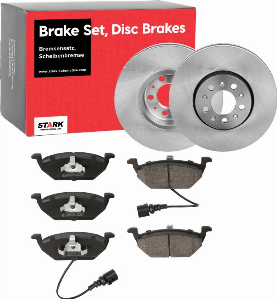 Stark SKBK-10990823 - Комплект гальм, дисковий гальмівний механізм autocars.com.ua