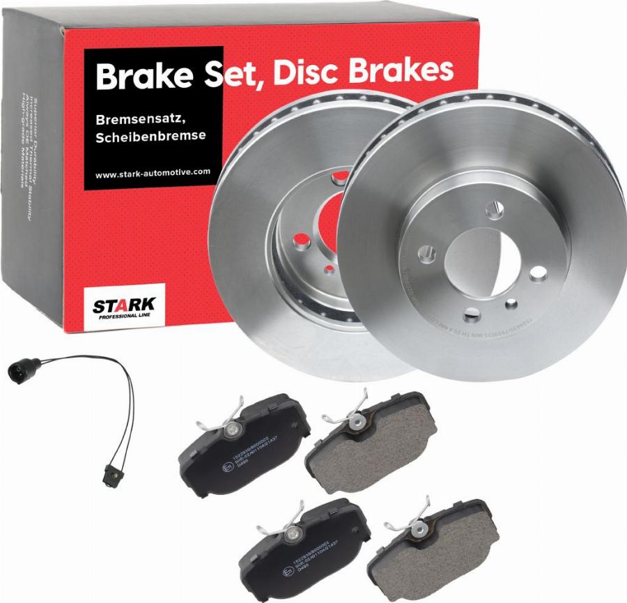 Stark SKBK-10990825 - Комплект гальм, дисковий гальмівний механізм autocars.com.ua