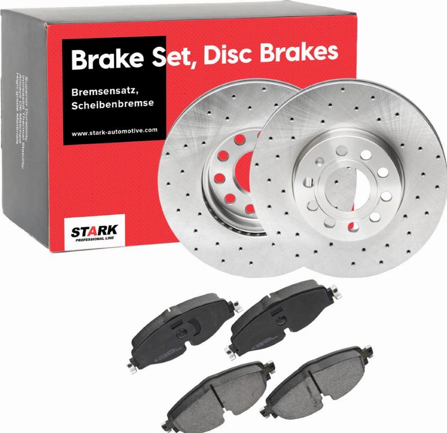 Stark SKBK-10990881 - Комплект гальм, дисковий гальмівний механізм autocars.com.ua