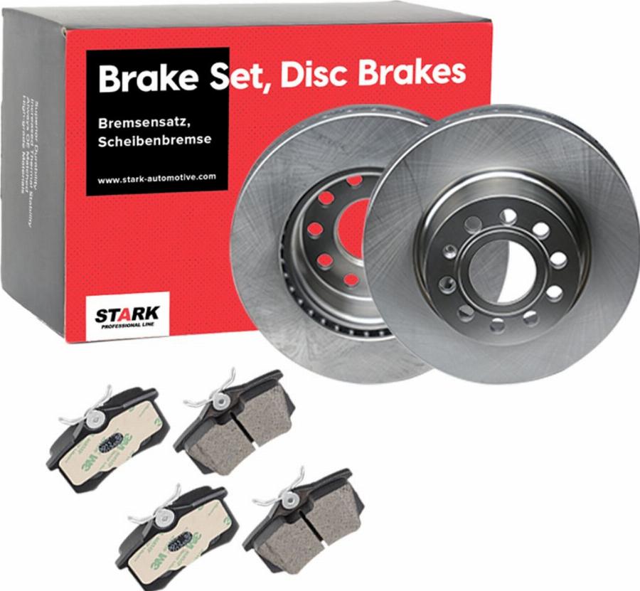 Stark SKBK-10990883 - Комплект гальм, дисковий гальмівний механізм autocars.com.ua