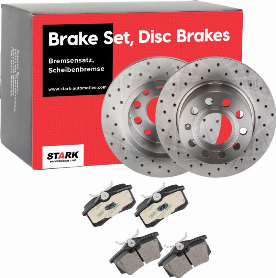 Stark SKBK-10991046 - Комплект гальм, дисковий гальмівний механізм autocars.com.ua
