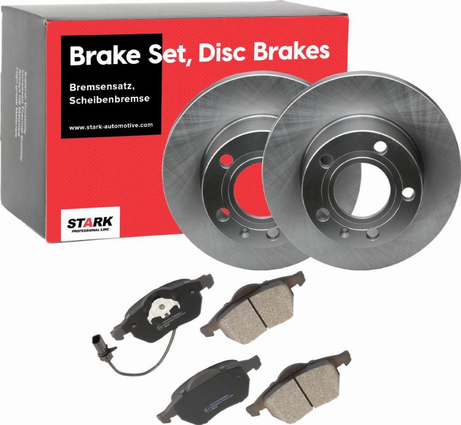 Stark SKBK-10991086 - Комплект гальм, дисковий гальмівний механізм autocars.com.ua