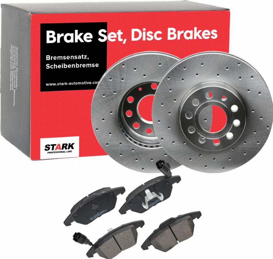Stark SKBK-10991134 - Комплект гальм, дисковий гальмівний механізм autocars.com.ua