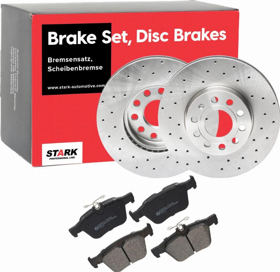 Stark SKBK-10991428 - Комплект гальм, дисковий гальмівний механізм autocars.com.ua