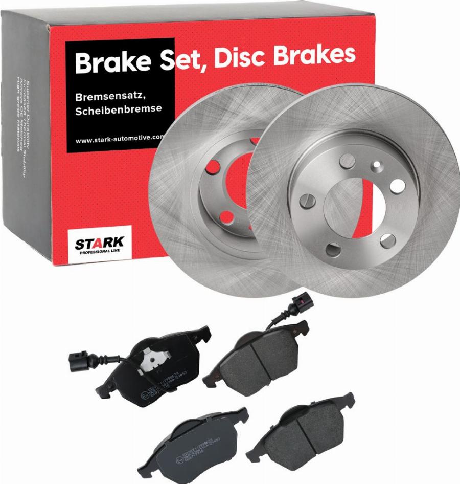 Stark SKBK-10991490 - Комплект гальм, дисковий гальмівний механізм autocars.com.ua