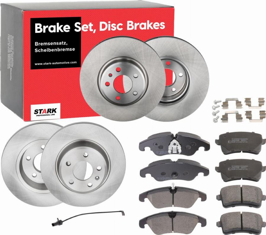 Stark SKBK-10991673 - Комплект гальм, дисковий гальмівний механізм autocars.com.ua