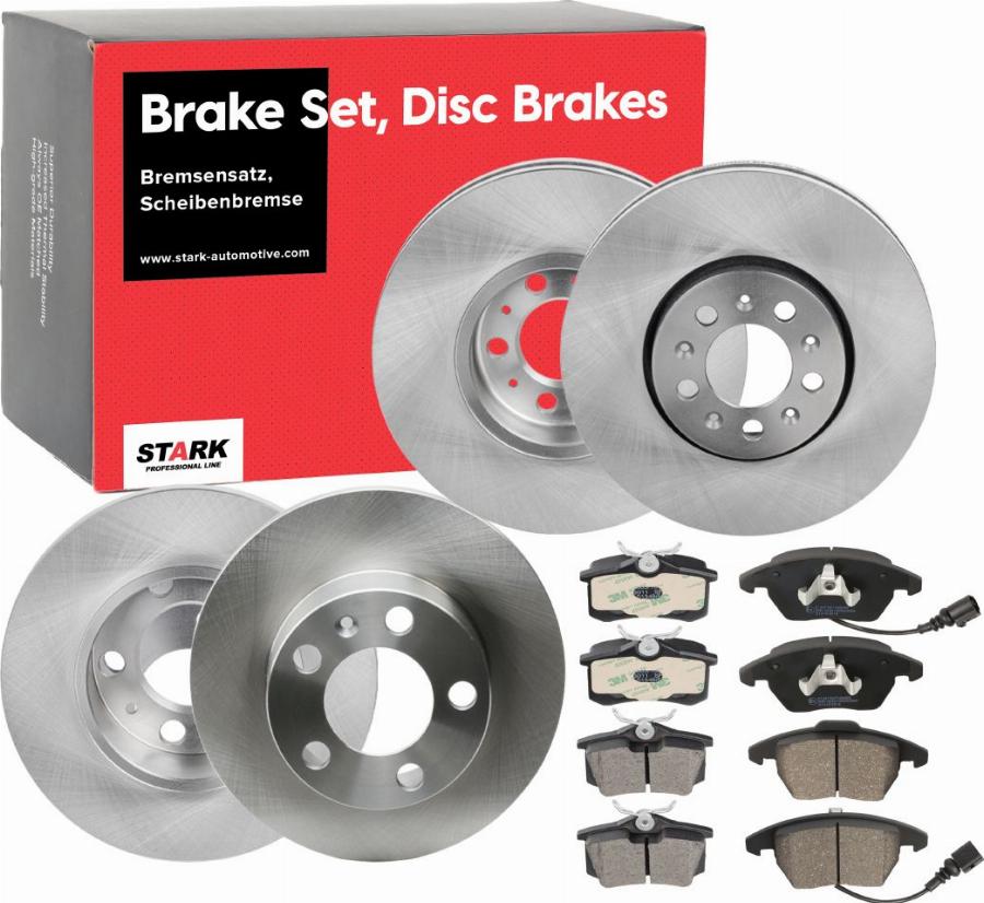 Stark SKBK-10991676 - Комплект гальм, дисковий гальмівний механізм autocars.com.ua