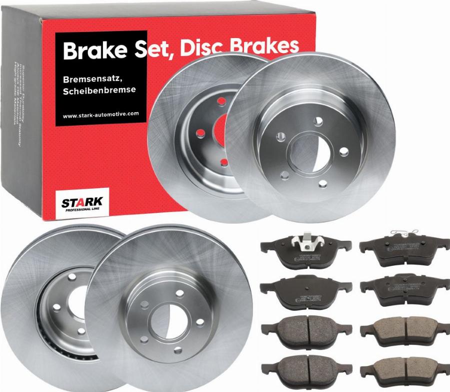Stark SKBK-10991677 - Комплект гальм, дисковий гальмівний механізм autocars.com.ua