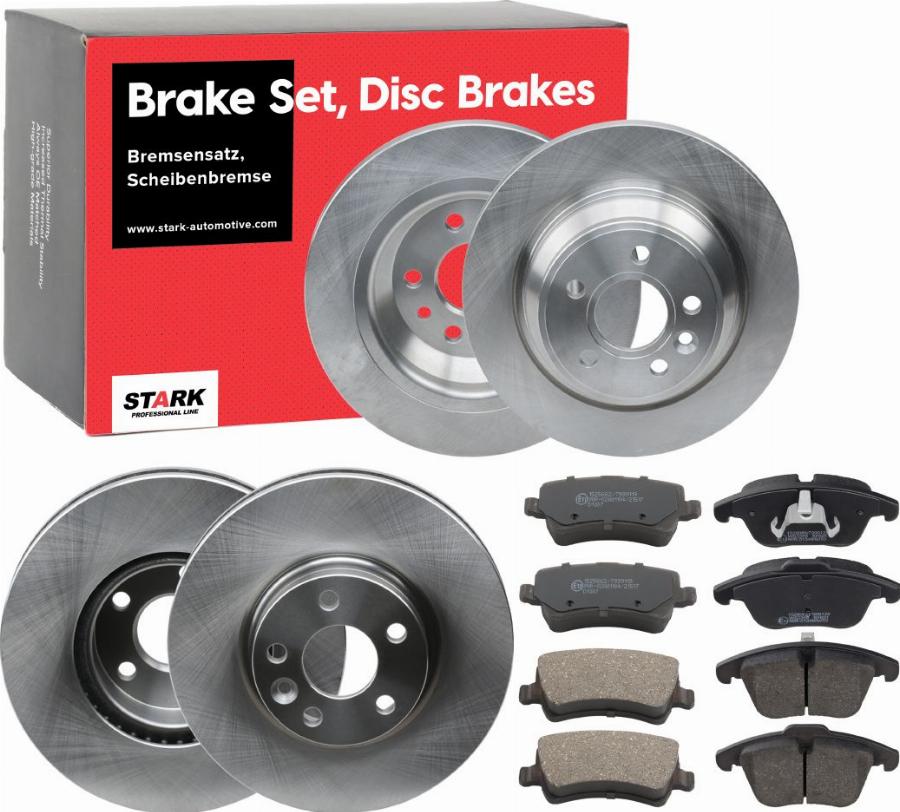 Stark SKBK-10991721 - Комплект гальм, дисковий гальмівний механізм autocars.com.ua