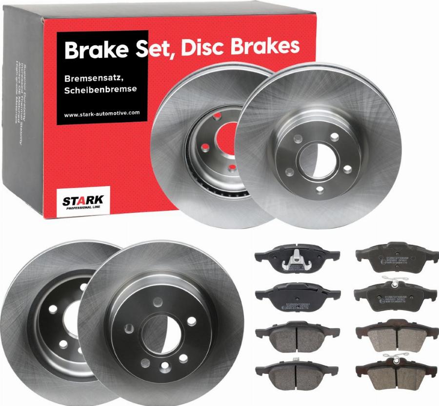 Stark SKBK-10991728 - Комплект гальм, дисковий гальмівний механізм autocars.com.ua