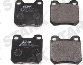 Stark SKBP-0010037 - Гальмівні колодки, дискові гальма autocars.com.ua
