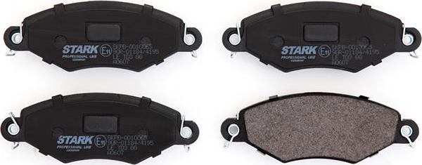 Stark SKBP-0010065 - Гальмівні колодки, дискові гальма autocars.com.ua