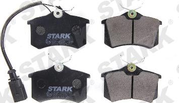 Stark SKBP-0010066 - Гальмівні колодки, дискові гальма autocars.com.ua