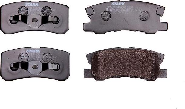 Stark SKBP-0010101 - Гальмівні колодки, дискові гальма autocars.com.ua