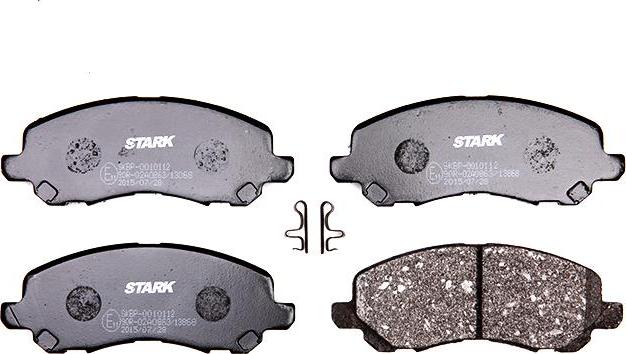 Stark SKBP-0010112 - Гальмівні колодки, дискові гальма autocars.com.ua