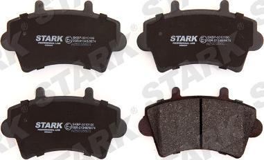 Stark SKBP-0010196 - Гальмівні колодки, дискові гальма autocars.com.ua