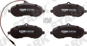 Stark SKBP-0010244 - Гальмівні колодки, дискові гальма autocars.com.ua