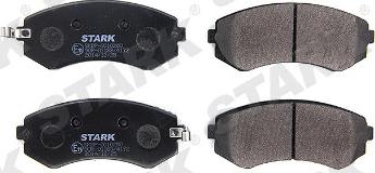 Stark SKBP-0010280 - Гальмівні колодки, дискові гальма autocars.com.ua