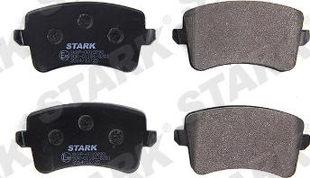 Stark SKBP-0010290 - Гальмівні колодки, дискові гальма autocars.com.ua
