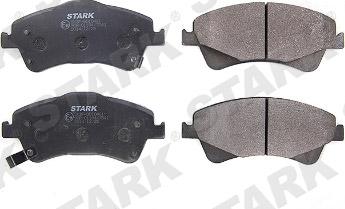 Stark SKBP-0010461 - Гальмівні колодки, дискові гальма autocars.com.ua