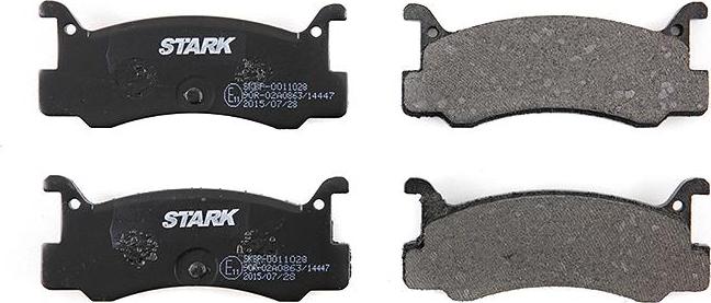 Stark SKBP-0011028 - Гальмівні колодки, дискові гальма autocars.com.ua