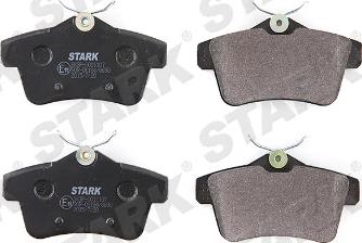 Stark SKBP-0011107 - Гальмівні колодки, дискові гальма autocars.com.ua