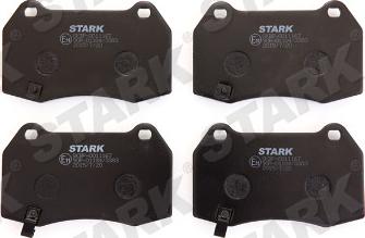 Stark SKBP-0011167 - Гальмівні колодки, дискові гальма autocars.com.ua