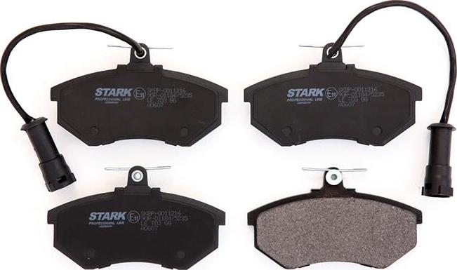 Stark SKBP-0011216 - Гальмівні колодки, дискові гальма autocars.com.ua
