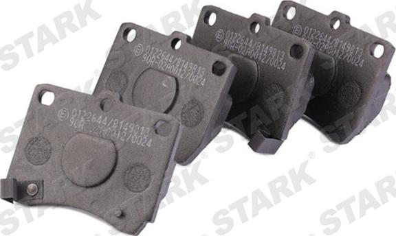 Stark SKBP-0011606 - Гальмівні колодки, дискові гальма autocars.com.ua