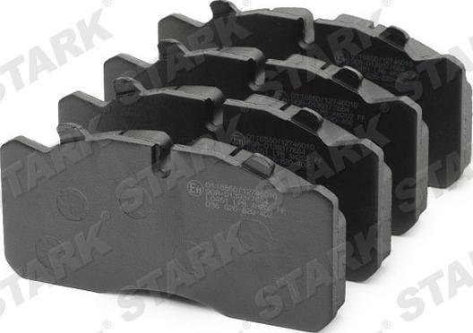 Stark SKBP-0011715 - Гальмівні колодки, дискові гальма autocars.com.ua