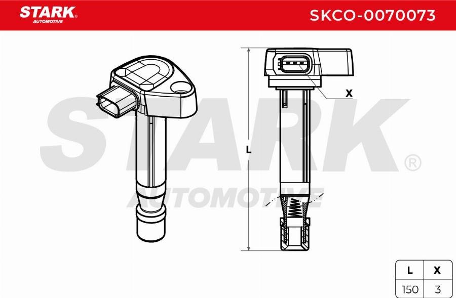 Stark SKCO-0070073 - Котушка запалювання autocars.com.ua