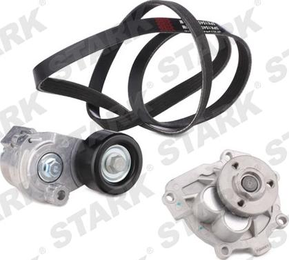 Stark SKPRB-5160025 - Водяний насос + комплект струмкових ременів autocars.com.ua