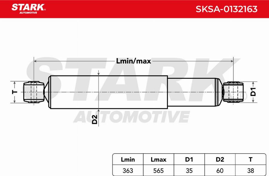 Stark SKSA-0132163 - Амортизатор autocars.com.ua