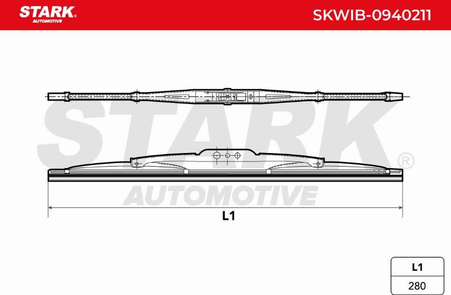 Stark SKWIB-0940211 - Щітка склоочисника autocars.com.ua