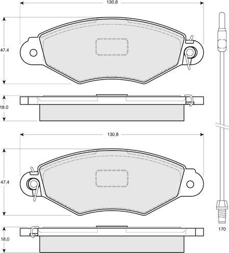 Starline BD S085 - Гальмівні колодки, дискові гальма autocars.com.ua